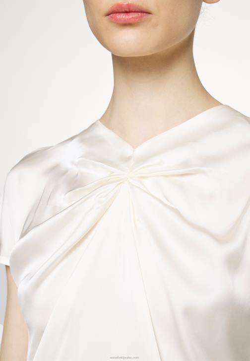 PN6V346 ženy Anna Field bílé tričko s potiskem