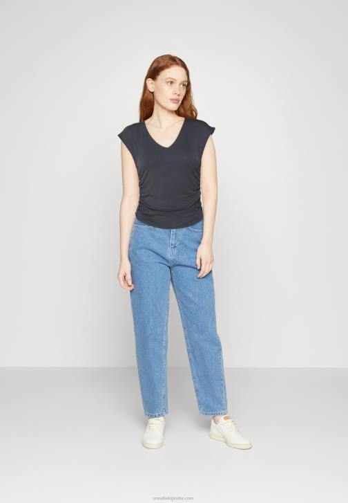 PN6V351 ženy Anna Field potisk trička šedá