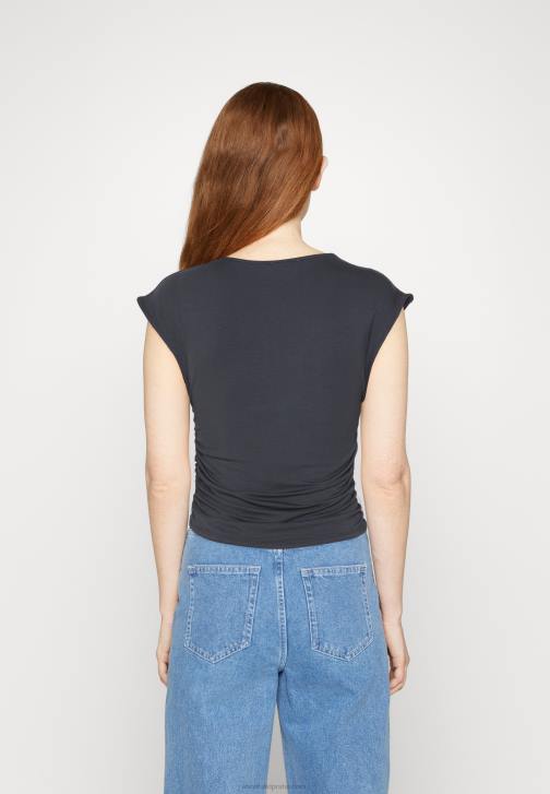 PN6V351 ženy Anna Field potisk trička šedá