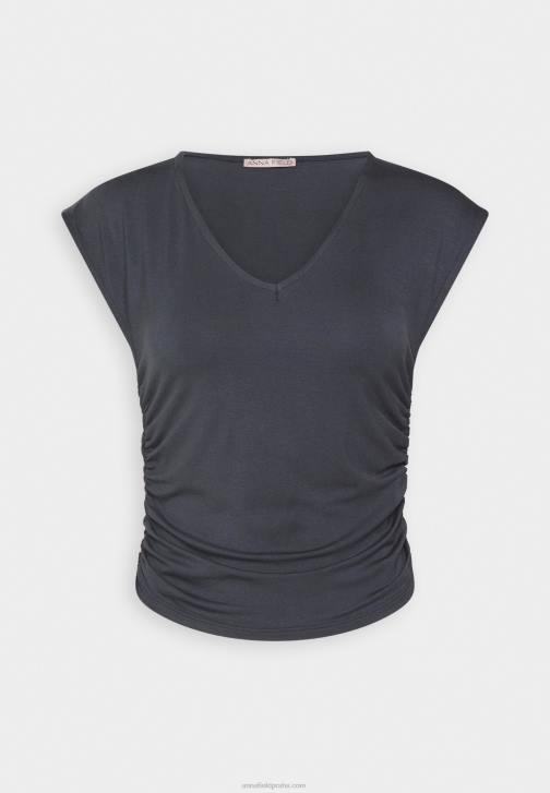 PN6V351 ženy Anna Field potisk trička šedá