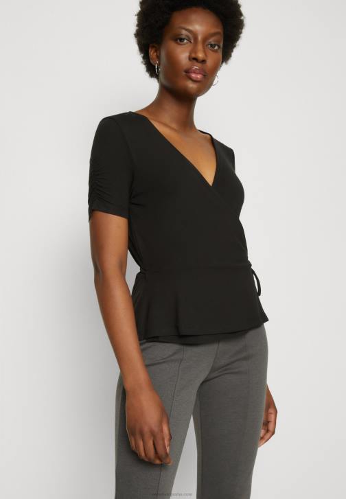 PN6V361 ženy Anna Field černé tričko s potiskem