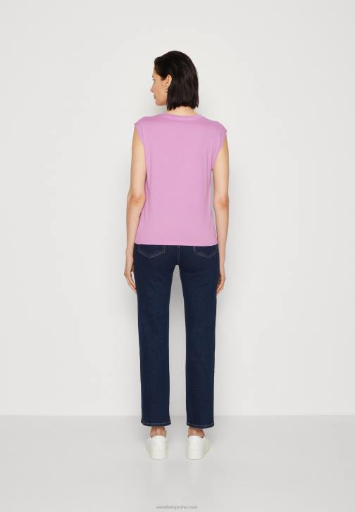 PN6V363 ženy Anna Field základní tričko lila