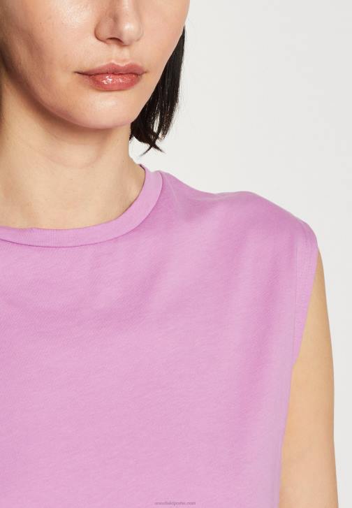PN6V363 ženy Anna Field základní tričko lila