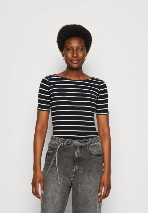 PN6V366 ženy Anna Field potisk trička černo/černá