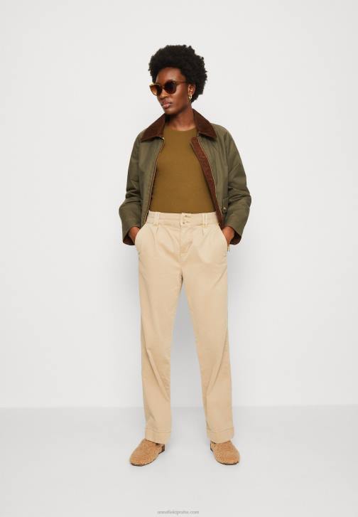 PN6V368 ženy Anna Field khaki tričko s potiskem