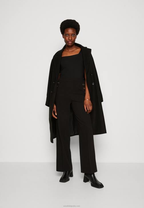 PN6V375 ženy Anna Field černé tričko s potiskem