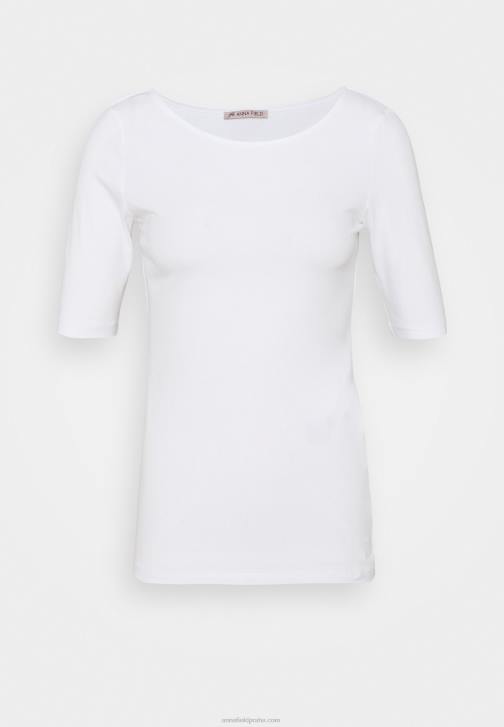 PN6V376 ženy Anna Field basic tričko bílé
