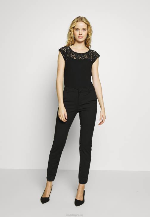 PN6V379 ženy Anna Field základní černé tričko