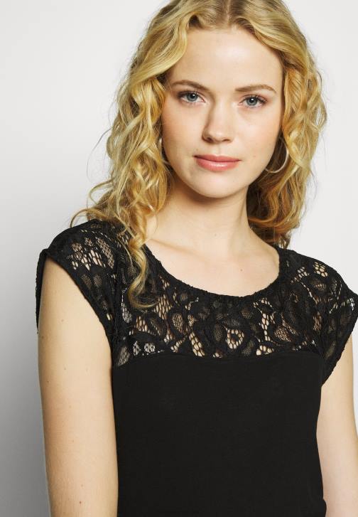 PN6V379 ženy Anna Field základní černé tričko