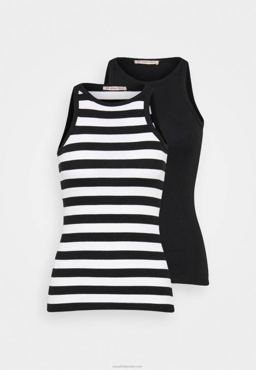 PN6V383 ženy Anna Field Horní část po 2 kusech černá