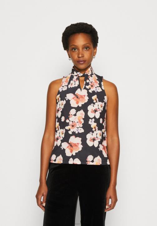 PN6V428 ženy Anna Field top černo/růžový