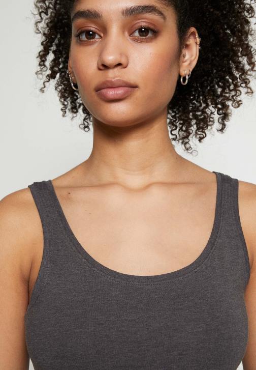 PN6V434 ženy Anna Field základní nádrž 3er pack top černá bílá mottl