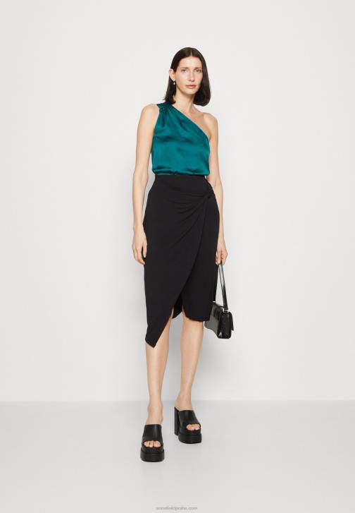 PN6V462 ženy Anna Field nahoře tmavě zelená