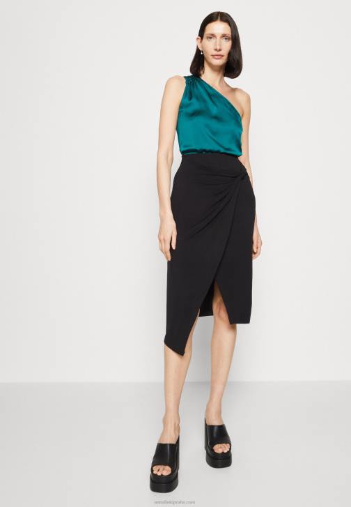 PN6V462 ženy Anna Field nahoře tmavě zelená