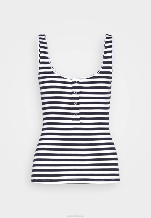 PN6V467 ženy Anna Field nahoře bílá/modrá