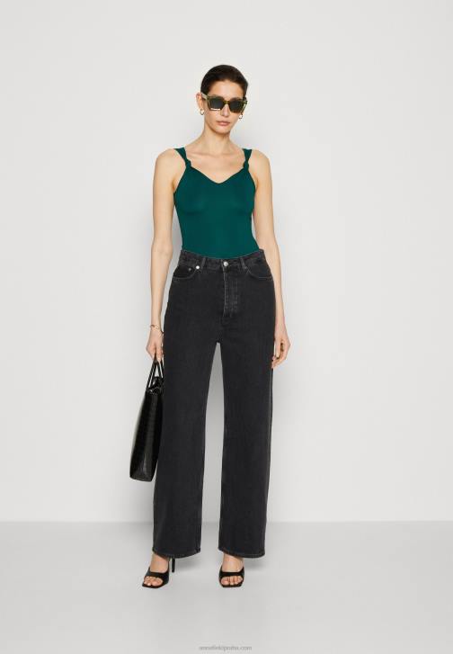 PN6V490 ženy Anna Field nahoře tmavě zelená