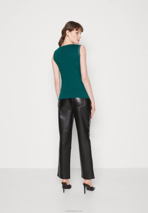 PN6V499 ženy Anna Field nahoře tmavě zelená