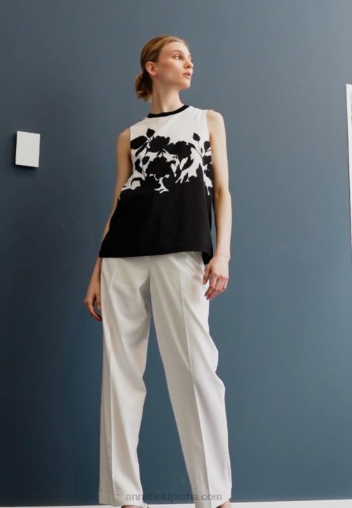 PN6V504 ženy Anna Field halenka černo/bílá