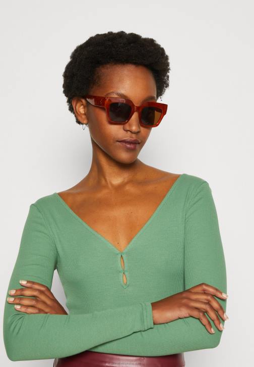 PN6V514 ženy Anna Field top s dlouhým rukávem zelené