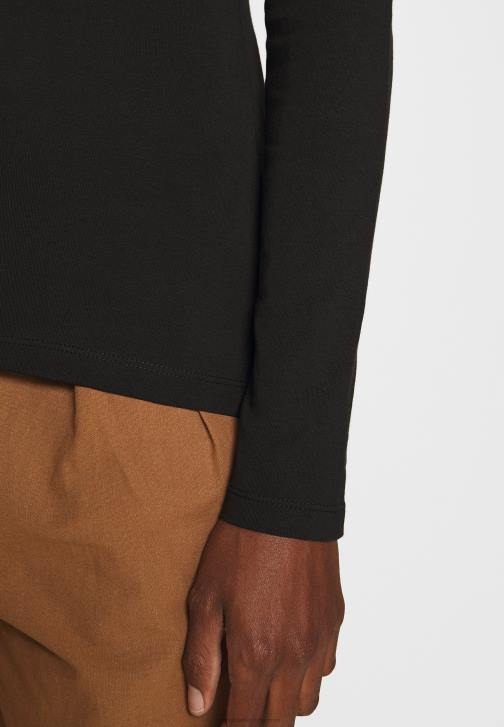 PN6V515 ženy Anna Field 2 balení top s dlouhým rukávem, bílá/černá