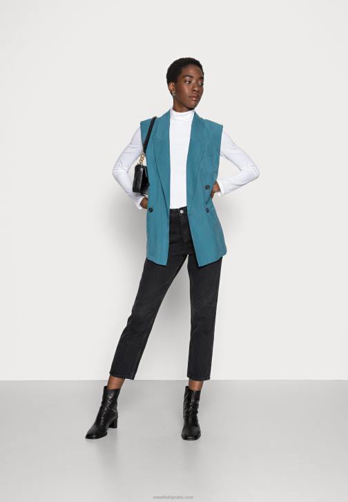 PN6V527 ženy Anna Field top s dlouhým rukávem v bílé barvě