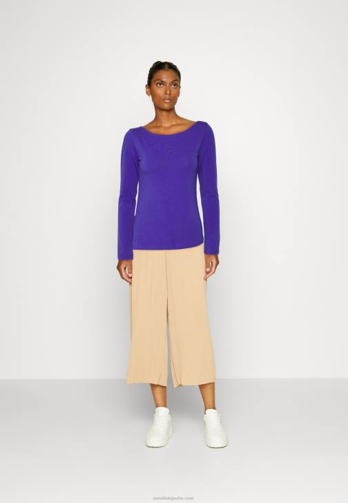 PN6V592 ženy Anna Field 2 balení top s dlouhým rukávem modrá/černá