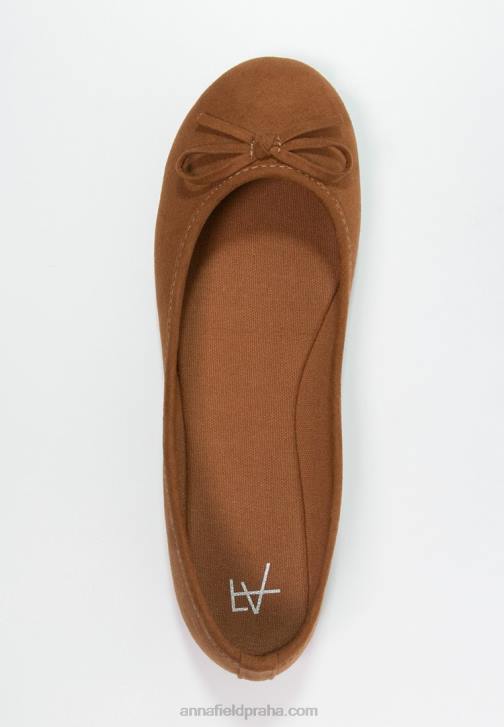 PN6V2068 ženy Anna Field baletní lodičky koňak