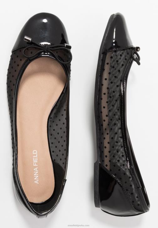PN6V2071 ženy Anna Field baletní lodičky černé