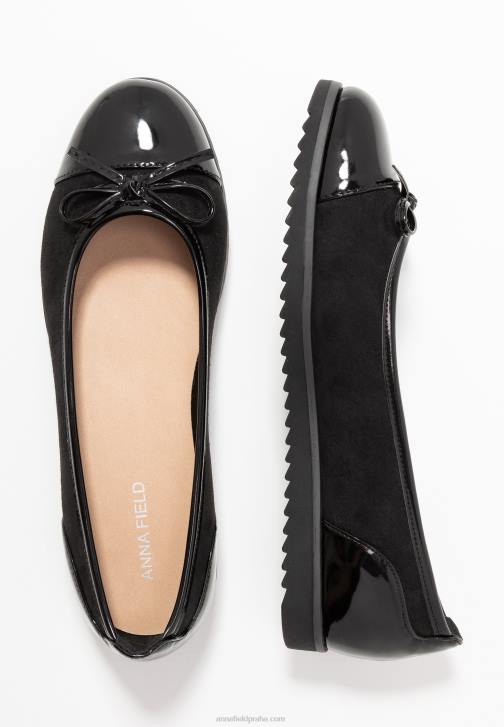 PN6V2074 ženy Anna Field baletní lodičky černé