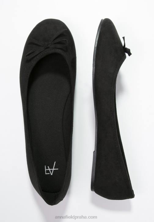 PN6V2076 ženy Anna Field baletní lodičky černé