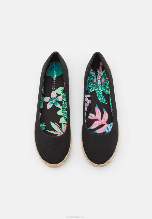 PN6V2083 ženy Anna Field baletní lodičky černé