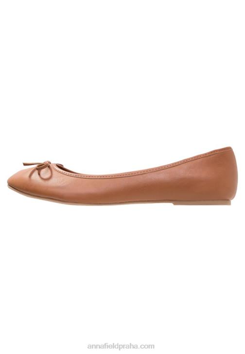 PN6V2088 ženy Anna Field baletní lodičky koňak