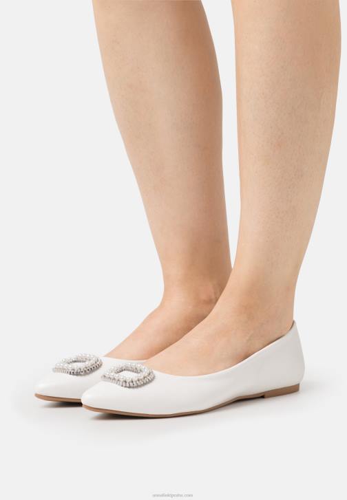 PN6V2098 ženy Anna Field baletní lodičky bílé