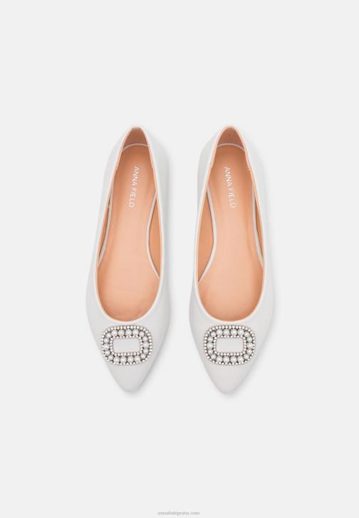 PN6V2098 ženy Anna Field baletní lodičky bílé