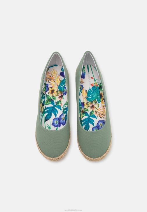 PN6V2115 ženy Anna Field baletní lodičky mátové