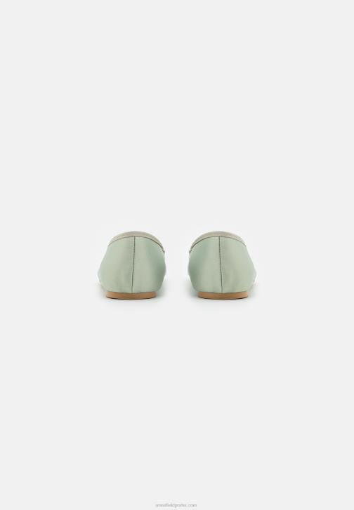 PN6V2149 ženy Anna Field baletní lodičky zelené