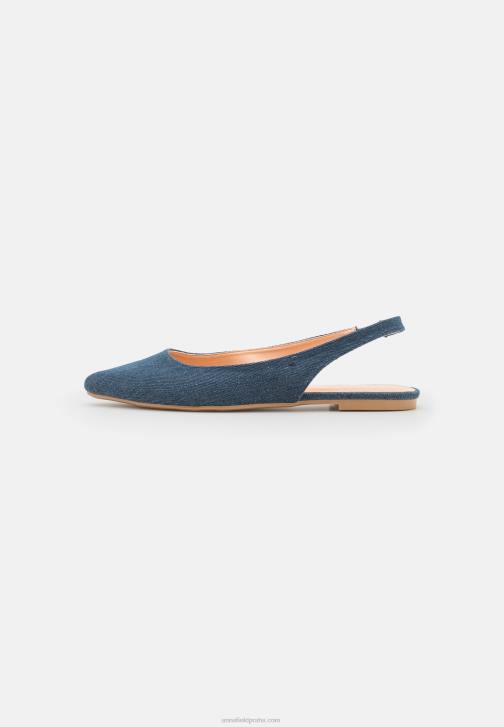 PN6V2183 ženy Anna Field slingback baletní lodičky modré