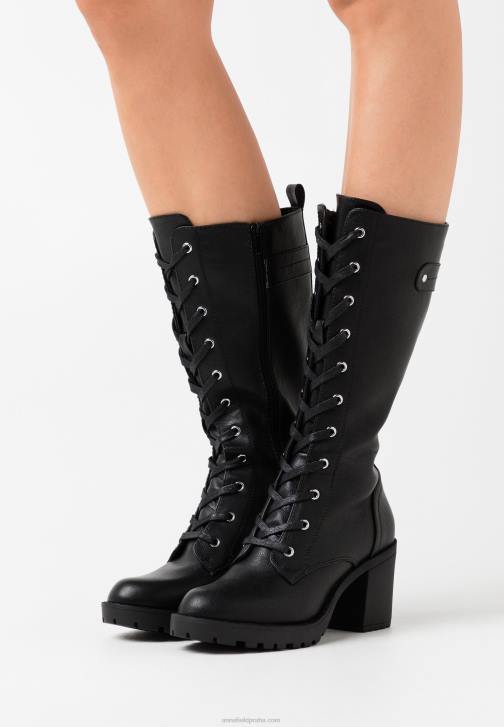 PN6V2220 ženy Anna Field boty na platformě černé