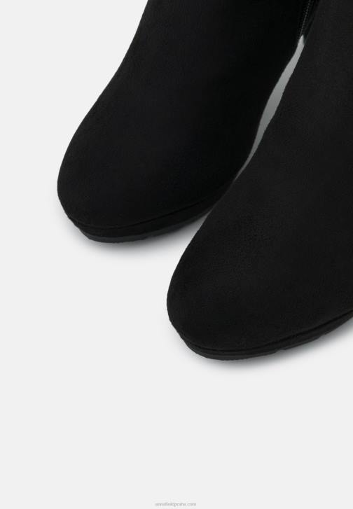 PN6V2227 ženy Anna Field černé kozačky nad kolena