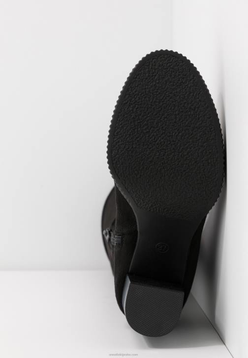 PN6V2236 ženy Anna Field černé kozačky nad kolena