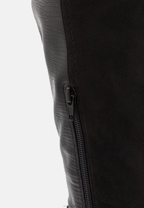 PN6V2242 ženy Anna Field černé kozačky nad kolena