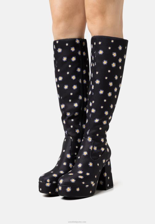 PN6V2250 ženy Anna Field boty na platformě černé