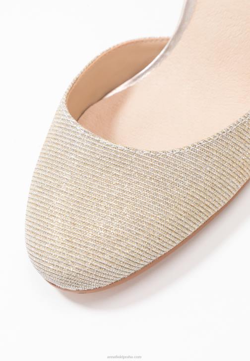 PN6V1599 ženy Anna Field kožené klasické podpatky šampaňské