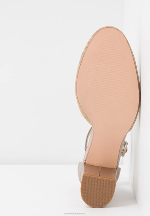 PN6V1599 ženy Anna Field kožené klasické podpatky šampaňské