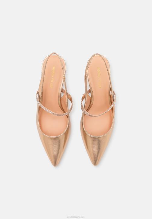 PN6V1611 ženy Anna Field klasické zlaté podpatky