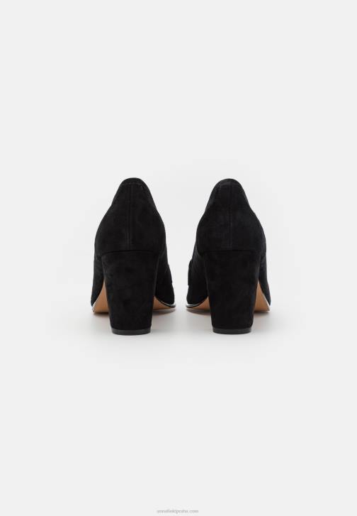 PN6V1678 ženy Anna Field kožené klasické černé podpatky