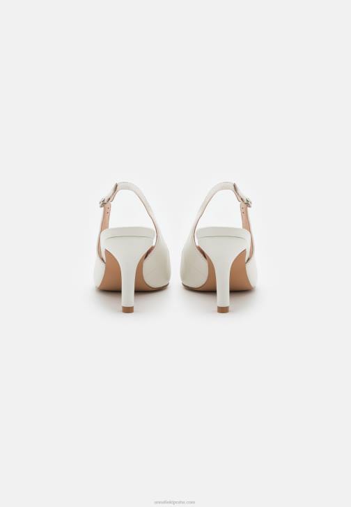 PN6V1696 ženy Anna Field kožené klasické podpatky bílé