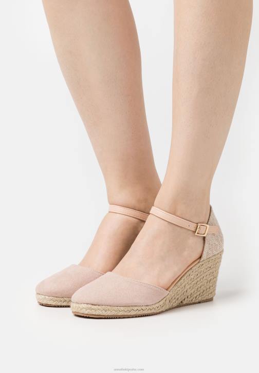 PN6V1728 ženy Anna Field klínky světle růžové