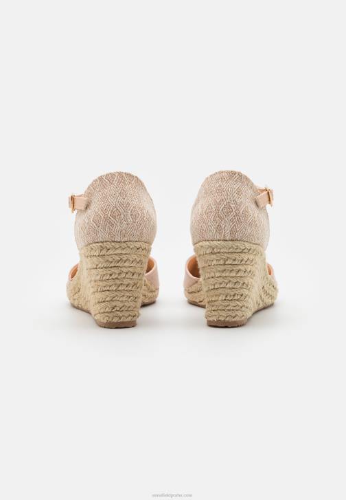 PN6V1728 ženy Anna Field klínky světle růžové