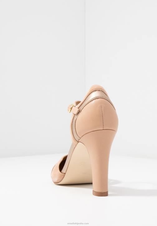 PN6V1778 ženy Anna Field kožené vysoké podpatky vysoké podpatky světle růžové